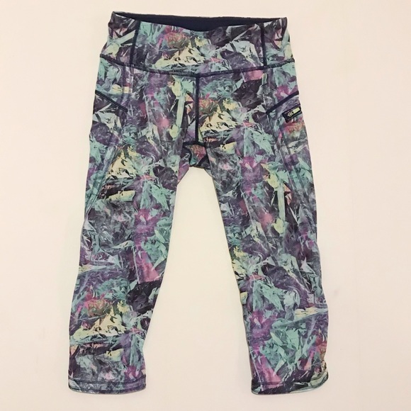 Lululemon Run Top Speed Crop size 4 Iridescent - Picture 3 of 6